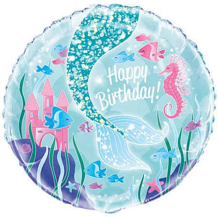 Mermaid Foil Balloon - 46cm