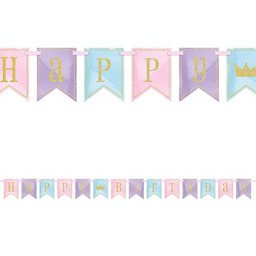 Magical Princess Happy Birthday Bunting - 2.7m