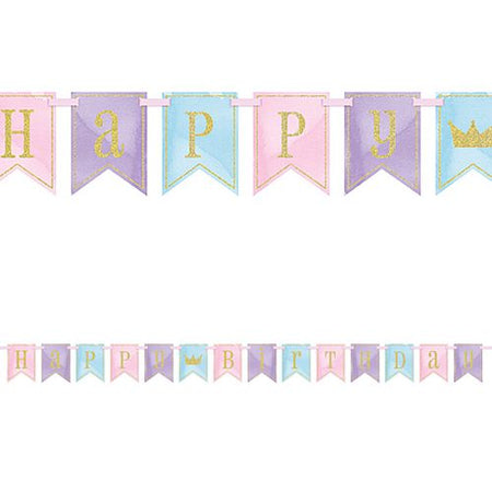 Magical Princess Happy Birthday Bunting - 2.7m