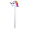 Inflatable Unicorn Hobby Horse - 1.10m