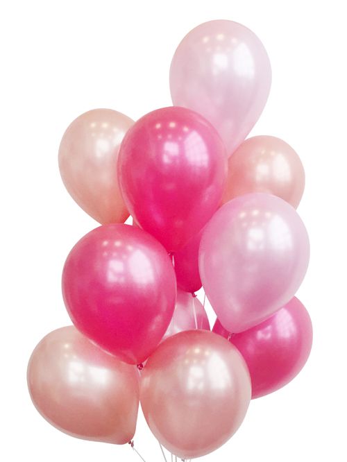 Pink Metallic Balloon Mix - Pack of 24