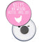 Personalised Magnet - Light Pink Hen - 58mm