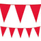 Red Plastic All-Weather Bunting - 10m