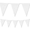 White Plastic All-Weather Bunting - 10m