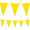 Yellow Plastic All-Weather Bunting - 10m