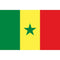 Senegal Polyester Fabric Flag - 5' x 3'