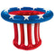 American Patriotic Giant Inflatable Hat Drinks Cooler - 69cm