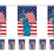 American Flag and Statue of Liberty Paper Bunting - 2.4m