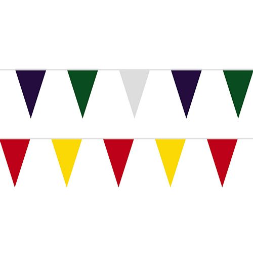 Choose Your Own Custom Colours Fabric Pennant Bunting - 12 Flags - 4m