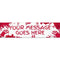 Bloody Halloween Personalised Banner - 1.2m