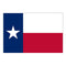 Texas Polyester Fabric Flag 5ft x 3ft