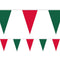 Christmas Fabric Pennant Bunting - 24 Flags - 8m
