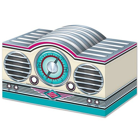 3-D Rock & Roll Radio Centrepiece 24.1cm