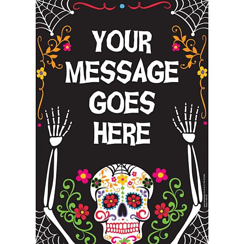 Day of the Dead Personalised Poster - A3