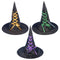 Witch Hat With Ribbons - 3 Assorted Colours