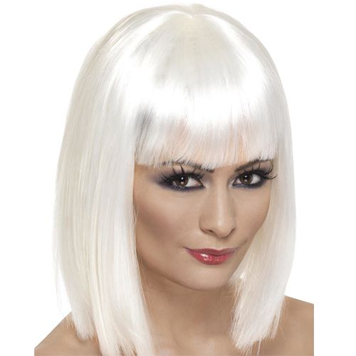 White Glam Wig