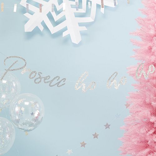 Iridescent Prosecco Ho Ho Bunting - 1.5m
