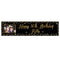 Gold Sparkle Personalised Photo Banner - 1.2m