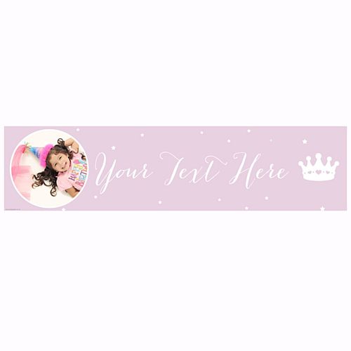 Princess Perfection Personalised Photo Banner - 1.2m