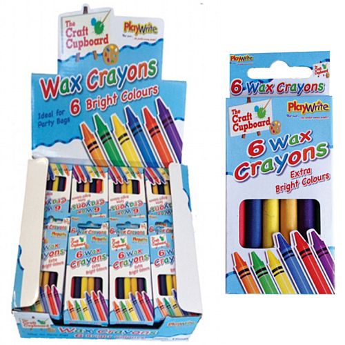 Box of 6 Wax Crayons - Pack of 48