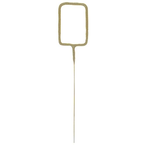 Gold Number 0 Party Sparkler - 17.8cm