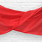 Red Fabric Drapes - 1.1m Wide - Per Metre