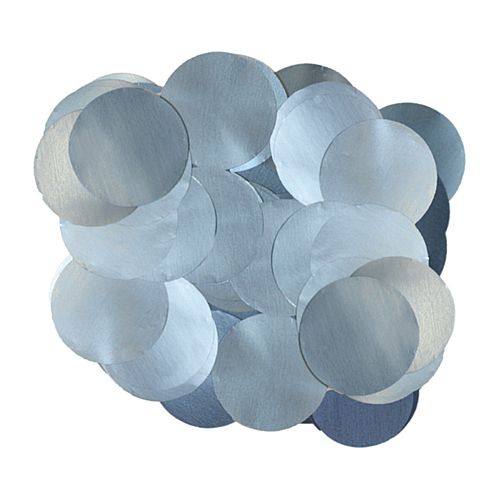 Pearl Light Blue Foil Dot 10mm Confetti - 14g