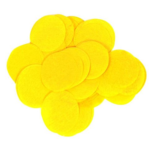 Biodegradable Yellow Paper Confetti 15mm - 14g