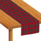 Red Tartan Fabric Table Runner - 1.5m