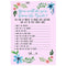 Hen Party Who Knows the Bride Best Game - Pack of 12