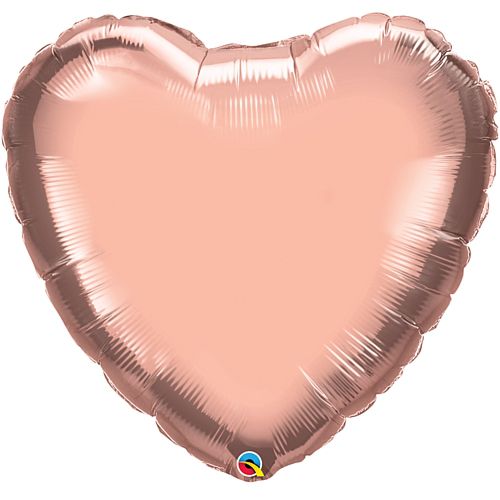 Large Rose Gold 36" Heart Foil Balloon