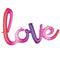 Ombre Love Foil Balloon Shape - 78cm