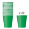 Green Paper Cups - 266ml - Pack of 100