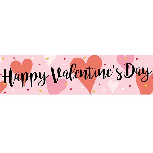 Valentine's Kisses Banner - 120cm x 30cm