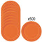 Orange Paper Plates - 23cm - Pack of 500