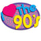 I Love the 90's Cutouts - 55cm - Pack of 2