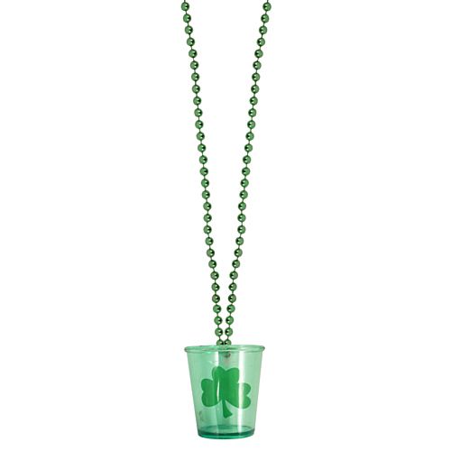 St. Patrick's Day Shot Glass on Necklace - 80cm