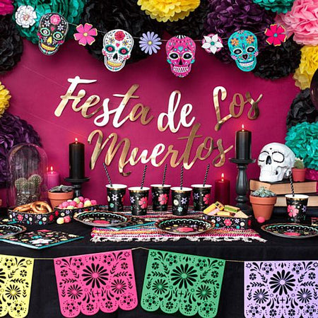 Fiesta de Los Muertos Day of the Dead Banner - 1.6m