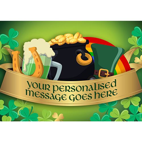 St. Patrick's Day Personalised Poster - A3