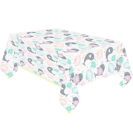 Narwhal Plastic Tablecover - 1.8m X 1.2m