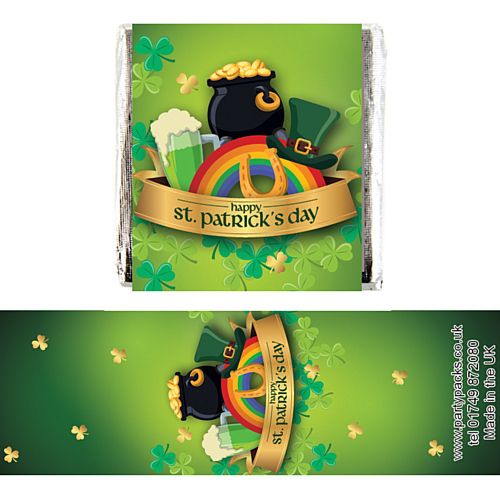 Square Chocolates - St. Patrick's Day - Pack of 16