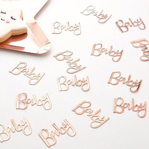 Rose Gold Baby Table Confetti - 14g