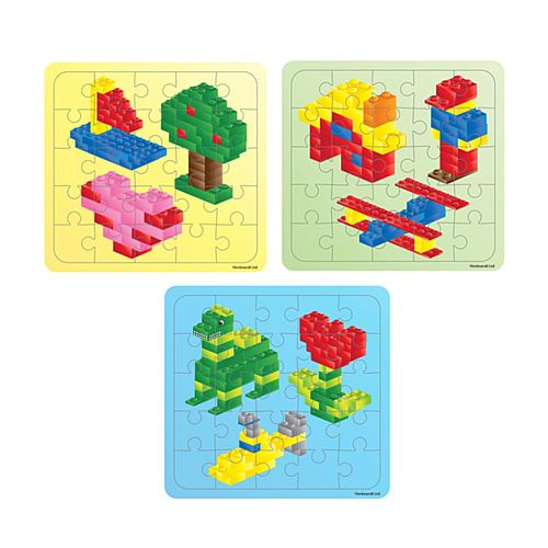 Building Blocks Jigsaw Puzzle - 13cm - Each