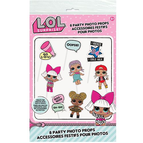Lol Surprise Photo Props - Pack of 8