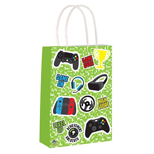 Gamer Paper Party Bags - 21cm - Each