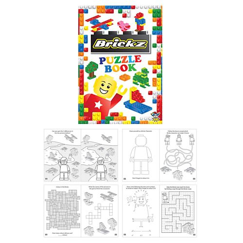 Mini Building Blocks Puzzle Book - 16 Pages - Each