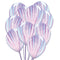 Pink and Purple Marble SuperAgate Latex Balloons - 11