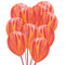 Red Marble SuperAgate Latex Balloons - 11