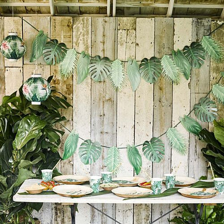 Tropical Palm Leaf Garland - 1.5m