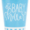 Blue Hearts Baby Shower Paper Cups - Pack of 8